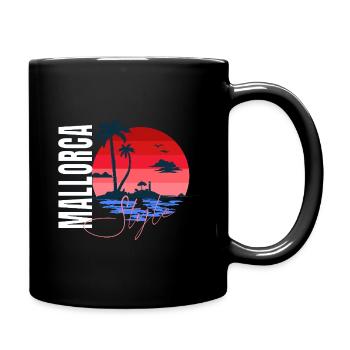 Mallorca Style – Sunset Vibes - Full Colour Mug - black - Right