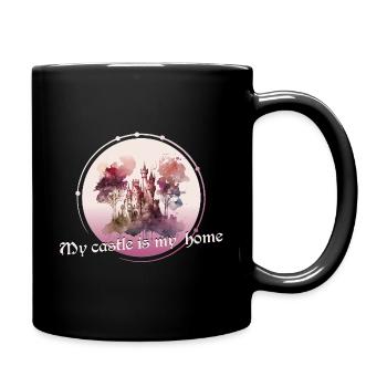 My castle is my home - Full Colour Mug - black - Right