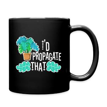 Monstera Mama - Full Colour Mug - black - Right