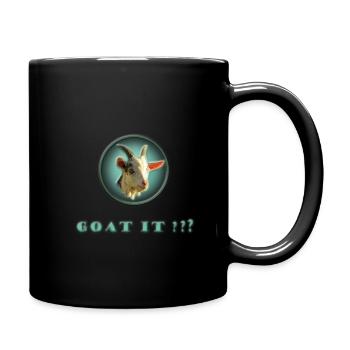 goat it - goat - Full Colour Mug - black - Right