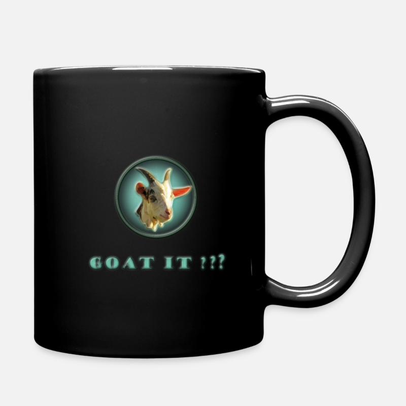 chèvre - chèvre - Mug uni - noir