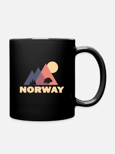 Norway - Full Colour Mug - black
