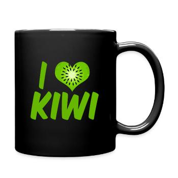 I Love Kiwi - Full Colour Mug - black - Right
