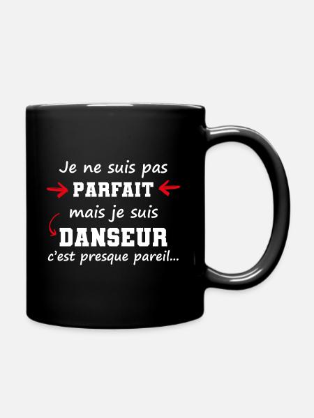 cadeau marrant danseur danse homme parfait - Mug uni - noir