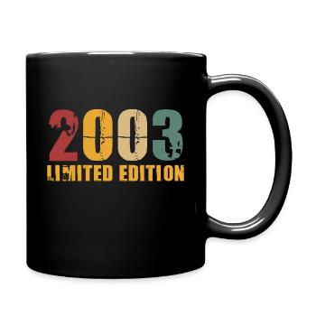 Born in 2003 Limited edition - Full Colour Mug - black - Right