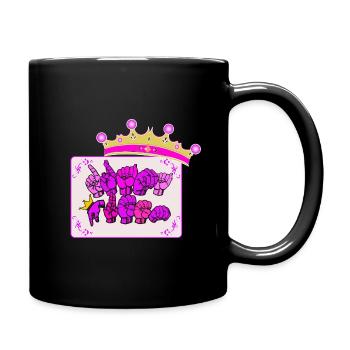 DRAMA Queen - Langue des signes - dgs-streetwear - Mug uni - noir - Droite