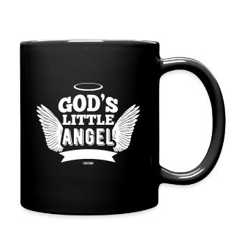 Baby child angel god jesus christ - Full Colour Mug - black - Right