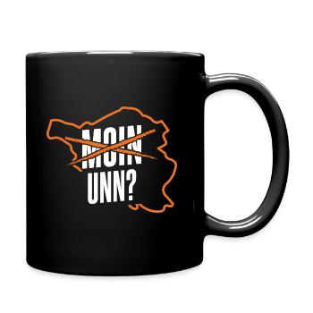 Saarbrücken Saarland Saarländer - Tasse einfarbig - Schwarz - Rechts