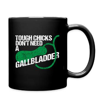 OP Gallbladder Removes Bile - Full Colour Mug - black - Right