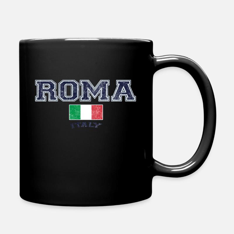 Rom, Italien, Ich liebe Rom, Urlaub, Stadt - Tasse einfarbig - Schwarz