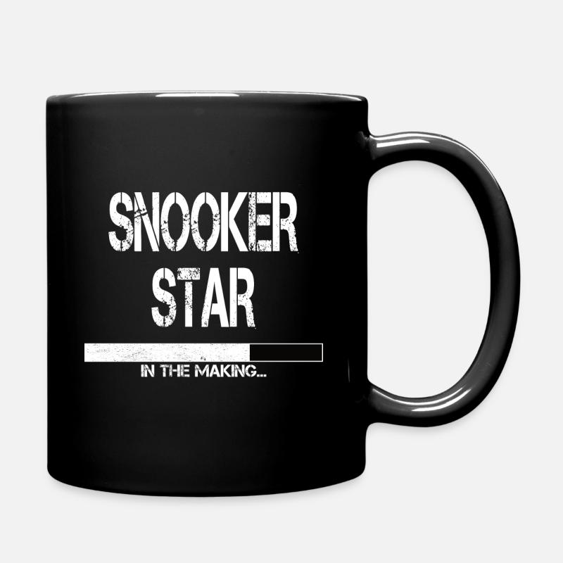Snooker Star in Bearbeitung Snooker Pool & Billard - Tasse einfarbig - Schwarz