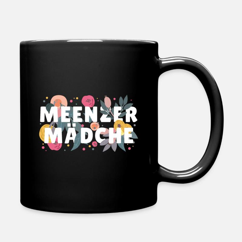 Mainz Meenzer Mädche - Tasse einfarbig - Schwarz