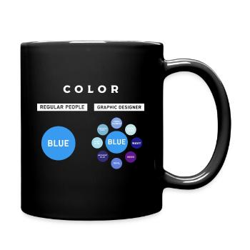 Graphic Designer Graphic Designer Artist - Full Colour Mug - black - Right
