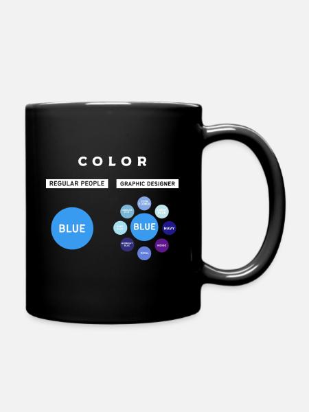 Grafiker Designerin Grafik Designer Künstlerin - Tasse einfarbig - Schwarz