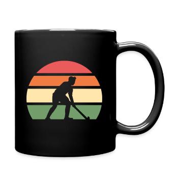 Hockey hockey de hockey coach - Mug uni - noir - Droite