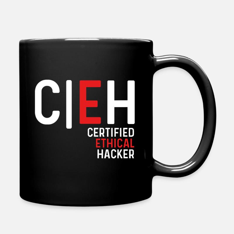 Hackers Ethical Cyber Security Hacking - Mug uni - noir