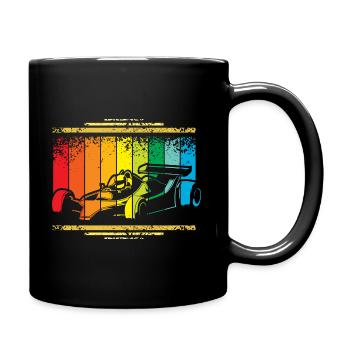Vintage Racer - Full Colour Mug - black - Right