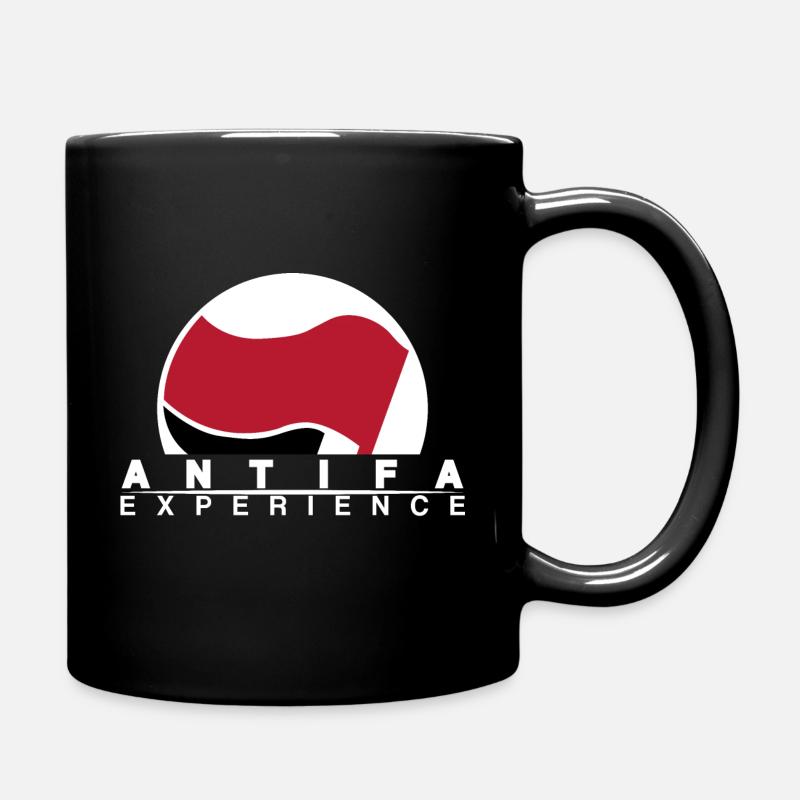 Antifaschistische Erfahrung - Tasse einfarbig - Schwarz