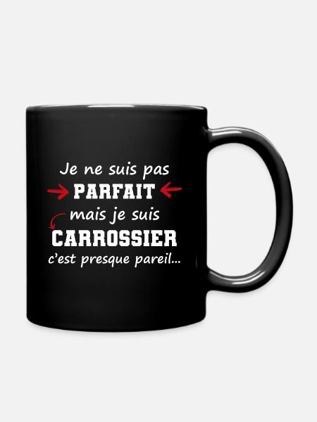 pas parfait mais carrossier | métier automobile - Mug uni - noir