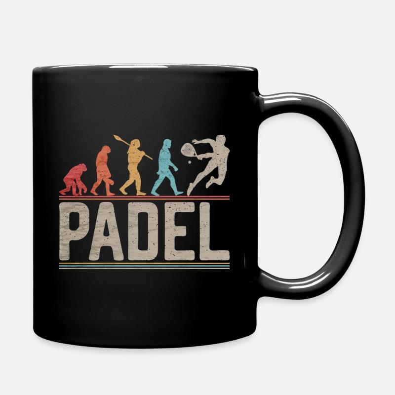 Padel Evolution regalo per giocatori di padel - Tazza monocolore - nero