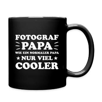 Fotograf Lustiger Spruch Beruf Fotografen Geschenk - Tasse einfarbig - Schwarz - Rechts