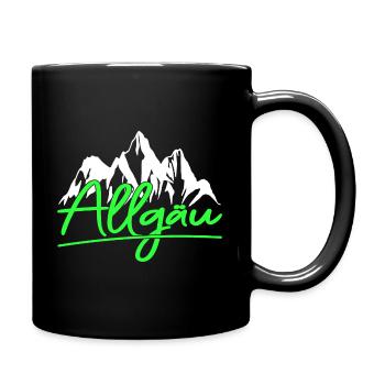 Allgäu Mountains Hiking Climbing - Full Colour Mug - black - Right