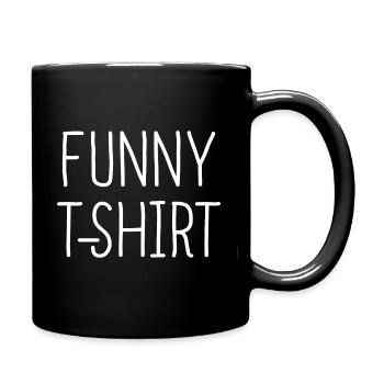 Drôle de Tshirt Drôle Minimalisme Idée Cadeau - Mug uni - noir - Droite