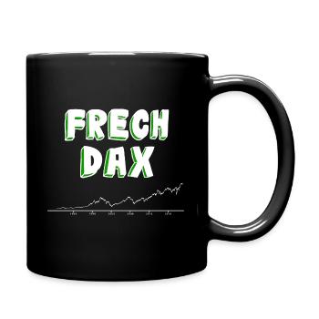 frechdax DAX frech Aktien ETF Börse trader - Tasse einfarbig - Schwarz - Rechts