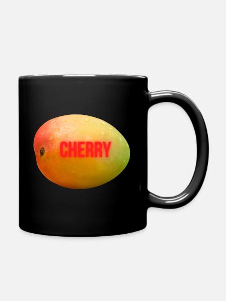 Cherry Mango - Tasse einfarbig - Schwarz