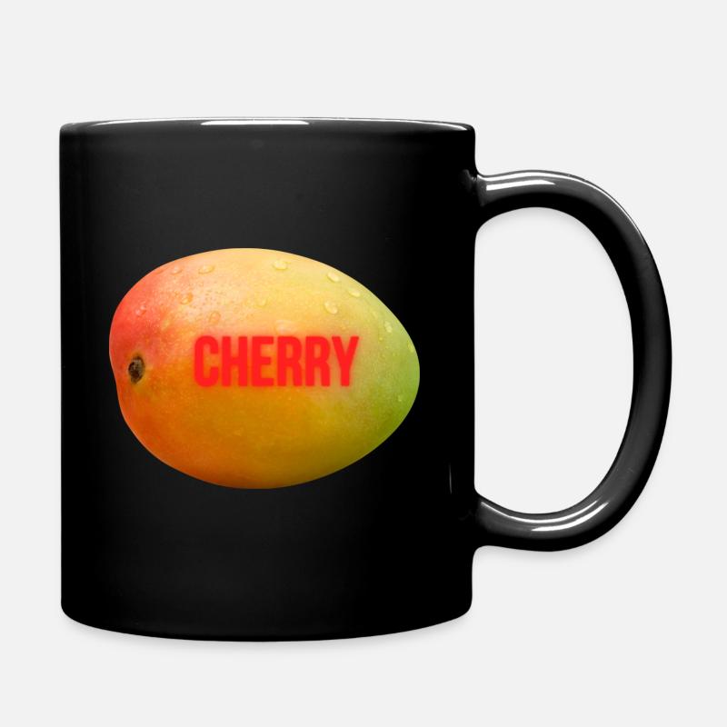 Cherry Mango - Tasse einfarbig - Schwarz