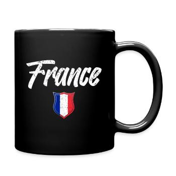 FRANKREICH - Tasse einfarbig - Schwarz - Rechts