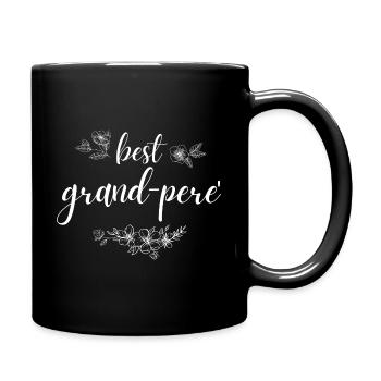 Grand-pere. Grand-Pere Geschenk - Tasse einfarbig - Schwarz - Rechts