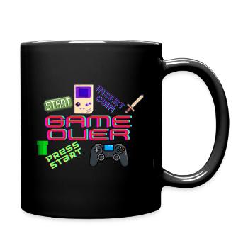 Videospiele entwerfen - Tasse einfarbig - Schwarz - Rechts