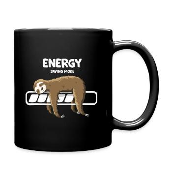 Paresse et énergie - Mug uni - noir - Droite