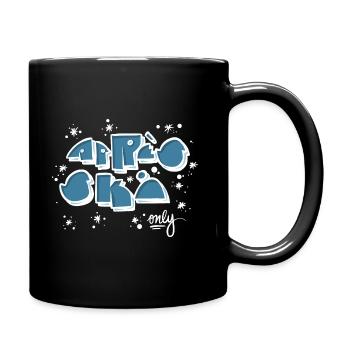 Après Ski only - Tasse einfarbig - Schwarz - Rechts