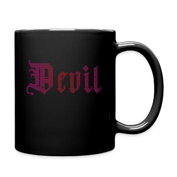 Devil - Full Colour Mug - black - Right