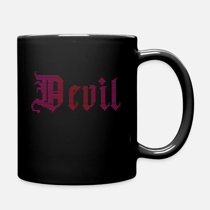 Teufel - Tasse einfarbig - Schwarz