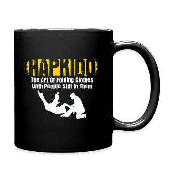 Koreanischer Kampfsport Hapkido - Tasse einfarbig - Schwarz - Rechts