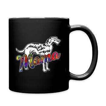 Irish Wolfhound Irish Wolfhound Mama - Full Colour Mug - black - Right