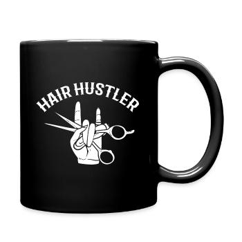 Hair Hustler Beautician - Full Colour Mug - black - Right
