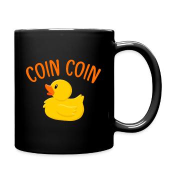 Canard Humour Vilain Petit Canard Coin Coin - Mug uni - noir - Droite