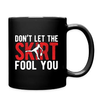 Tennisplatz Spruch Für Tennis - Tasse einfarbig - Schwarz - Rechts