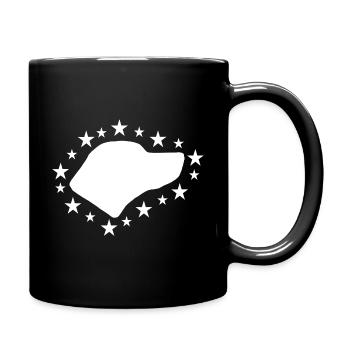 Rhodesian Ridgeback - Tasse einfarbig - Schwarz - Rechts