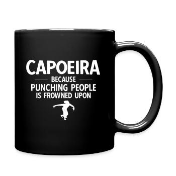 Capoeira - Tasse einfarbig - Schwarz - Rechts