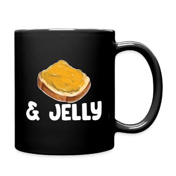 Peanut butter and jam - Full Colour Mug - black - Right