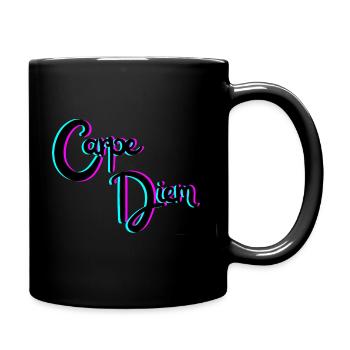 Carpe Diem - Seize the Moment in Style - Full Colour Mug - black - Right