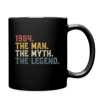 1984 Man Myth Legend - Full Colour Mug - black - Right