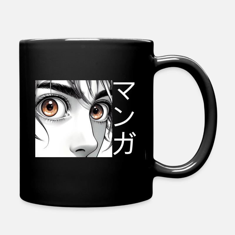 manga style Anime Comics cosplay japan - Tasse einfarbig - Schwarz