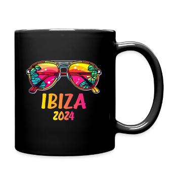Ibiza 2024 - Tasse einfarbig - Schwarz - Rechts