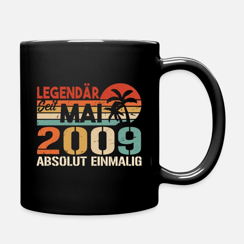 Legendary since May 2009 - Birthday in May 2009 - Full Colour Mug - black